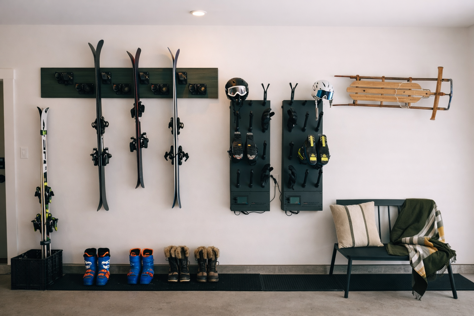 living room and dining room in apartment